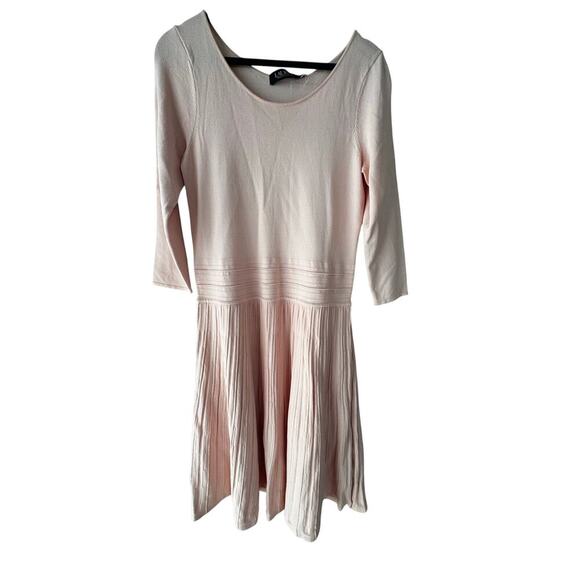 Lauren Ralph Lauren Pale Pink Fit & Flare Dress Size L New w/ Tags MSRP $195 - Picture 2 of 7